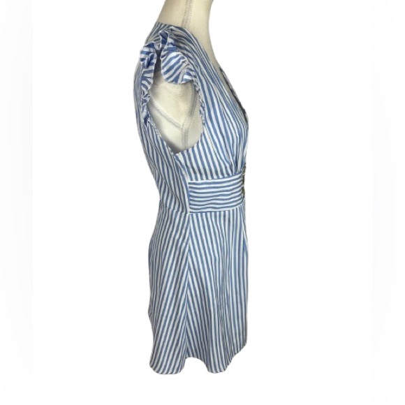 💜 5/$20 Cupshe Blue and White Striped Sundress Size S - Picture 2 of 6